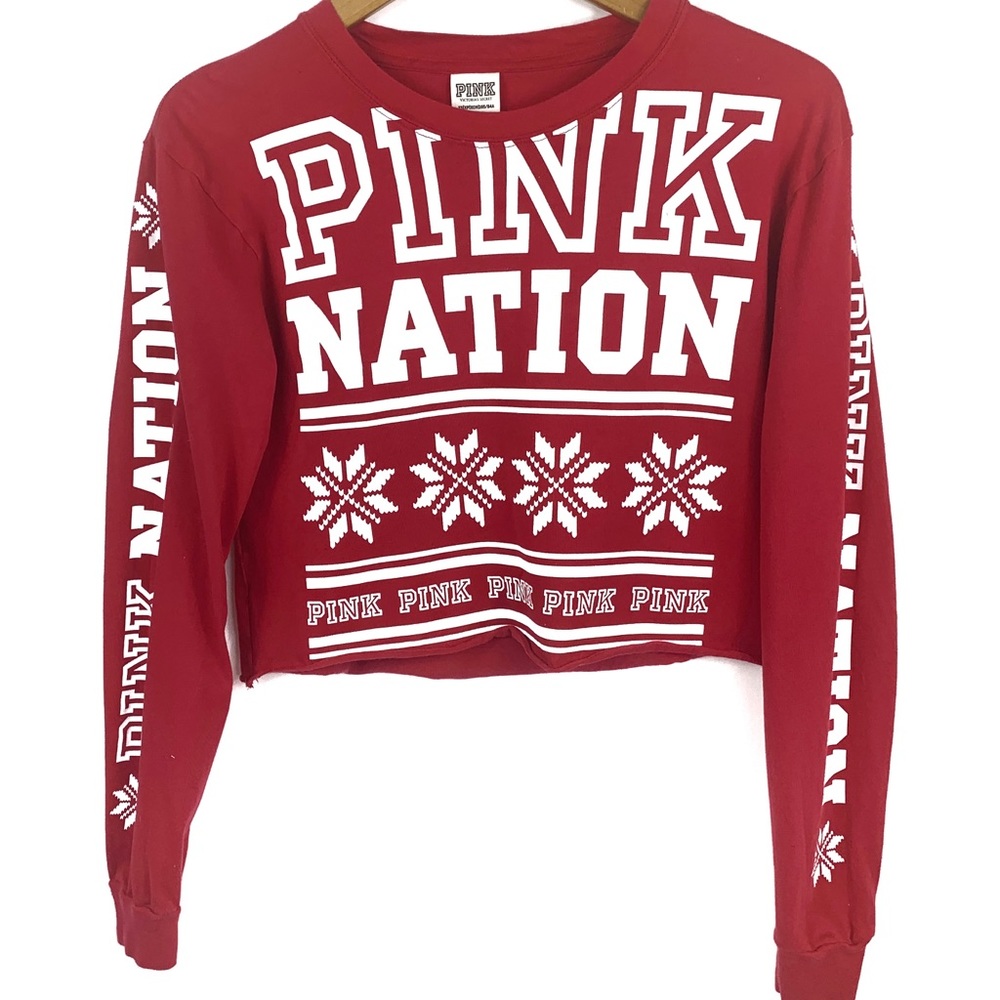 Pink/Victoria Secret long sleeve shirt